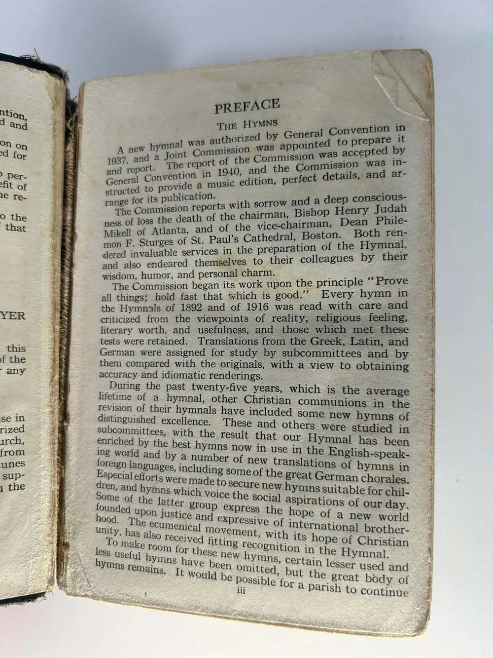 N/A hymnal fair